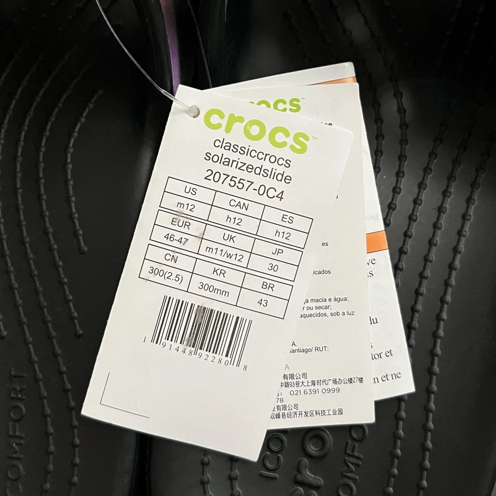 NWT CROCS Slides